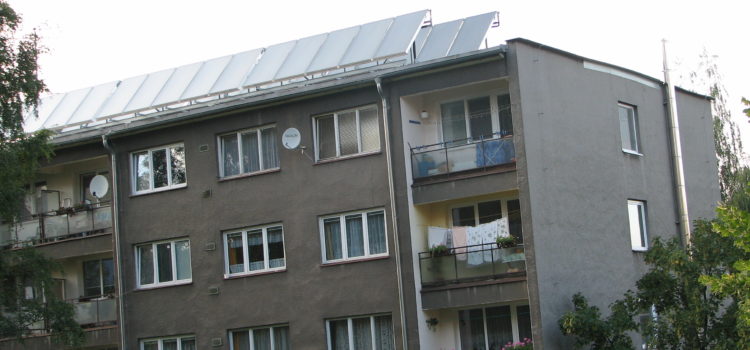 Liberec – solární pole pro bytový dům